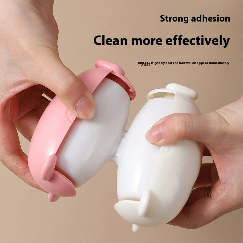 Washable reusable lint remover roller in green colour with ABS plastic body and silicone adhesive roller.