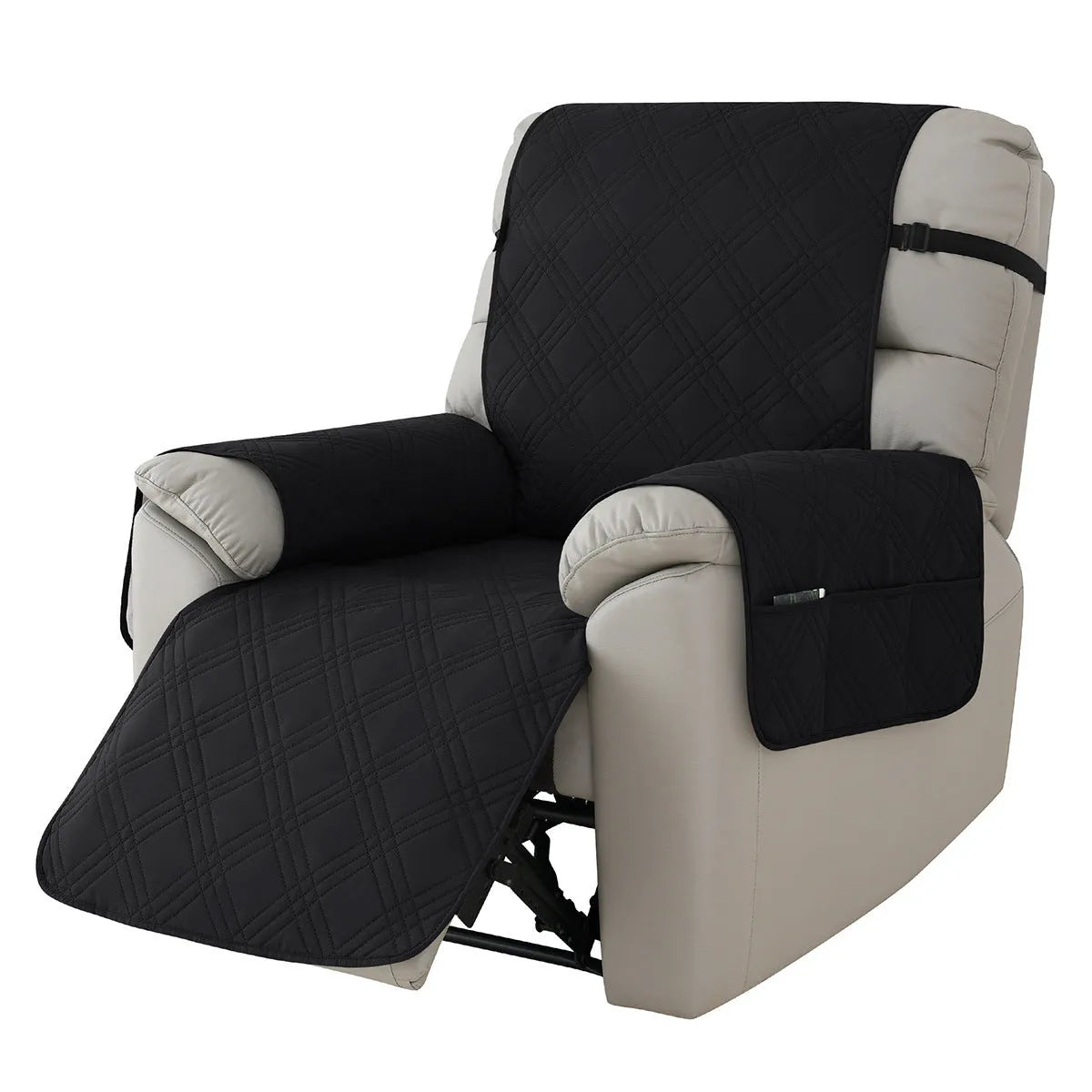 Waterproof quilted cover for a Chivas massage chair sofa in a choice of eight colours including burgundy and peacock blue.