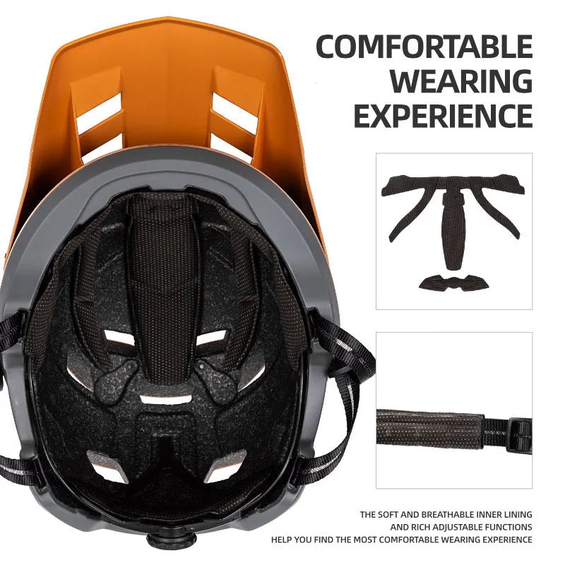 Lightweight integrated bicycle helmet for adults, L size 58-61 cm, available in army green colour