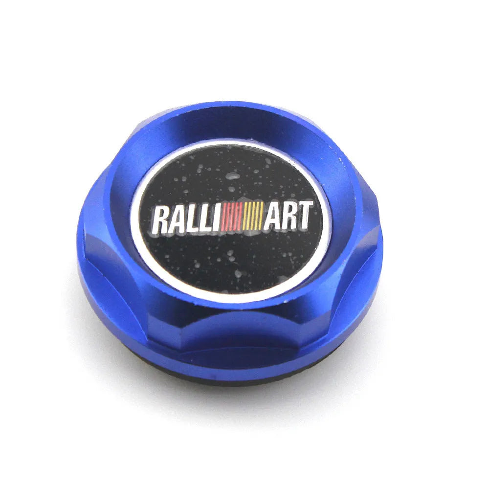 Aluminium alloy oil filter cap for Mitsubishi models in six anodised colours.