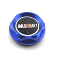 Aluminium alloy oil filter cap for Mitsubishi models in six anodised colours.