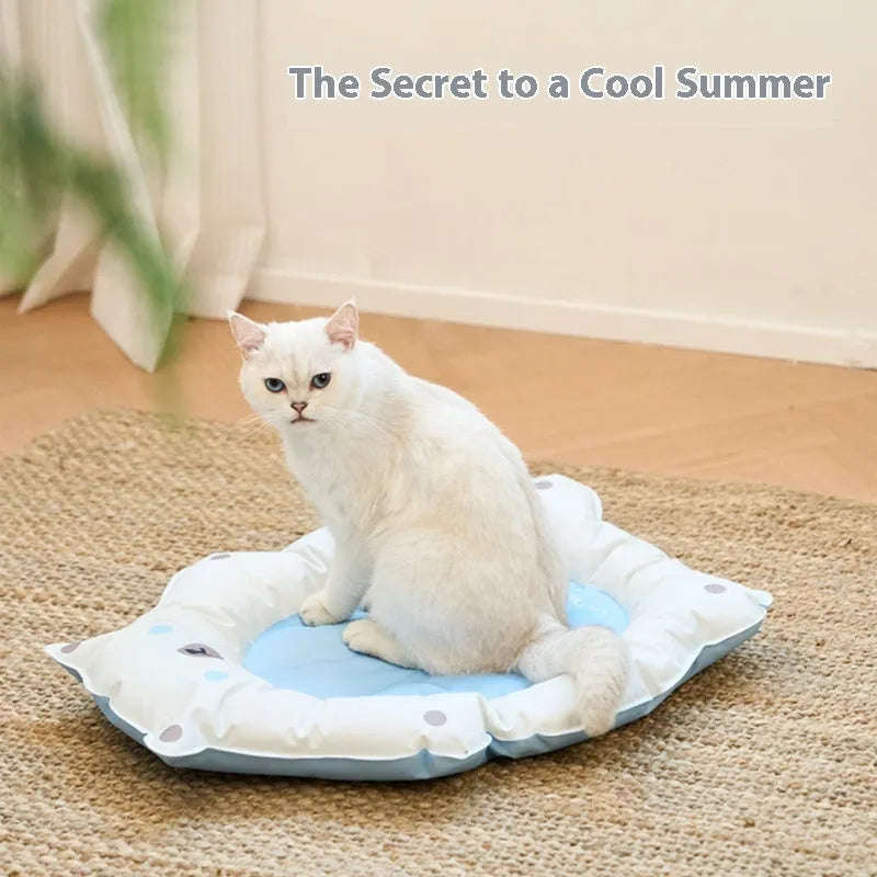 Plastic cat cooling mat, 62x50x8cm, for pet bed or cage use