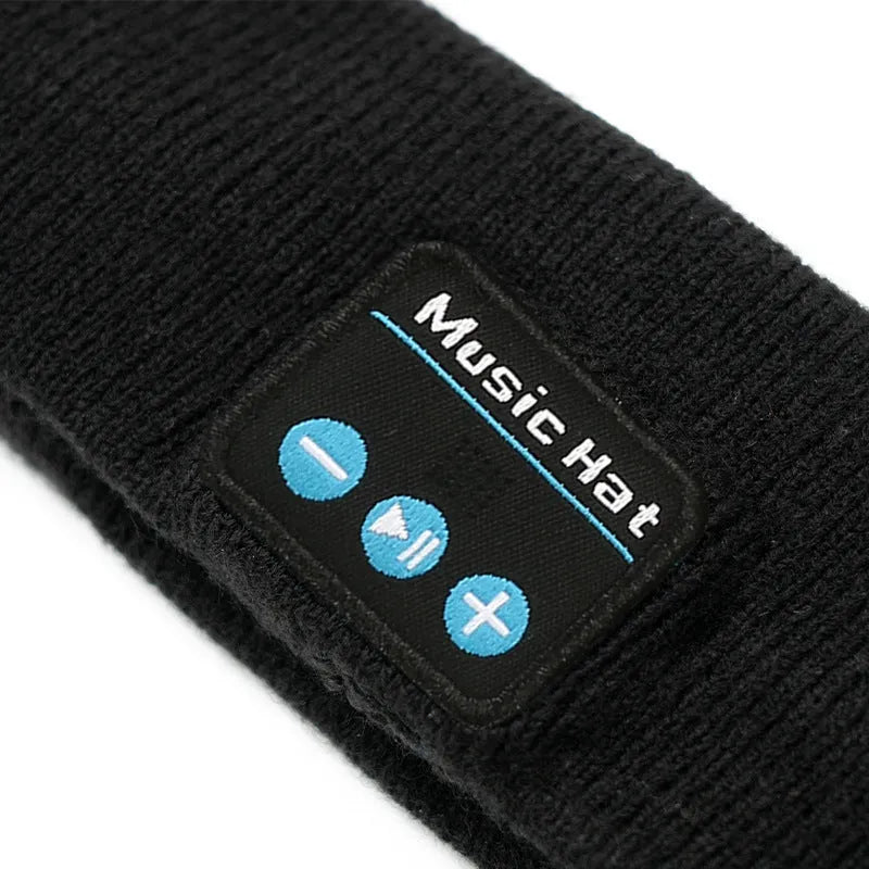 Bluetooth sports headband with removable washable sweatband in three colour options