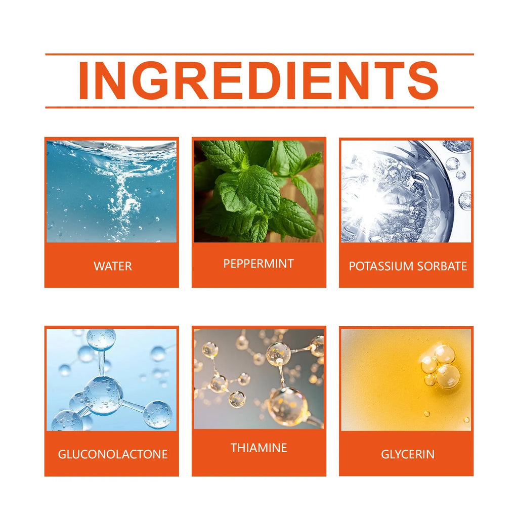 20ml Auxiliary Height Increasing Drops bottle with peppermint extract and vitamin B1 formula