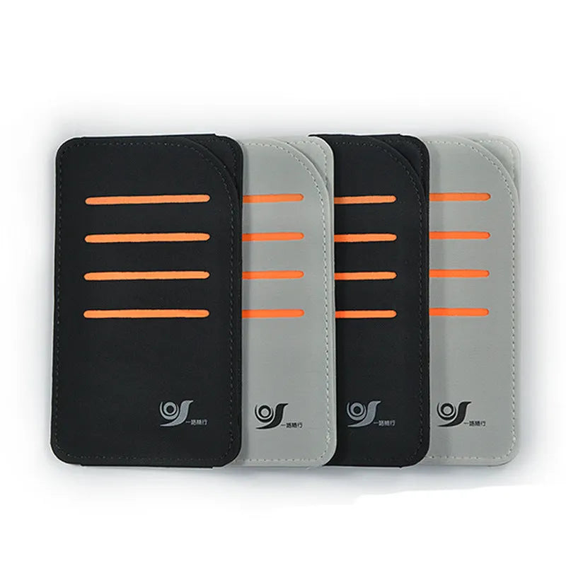 Car accessory package containing a vehicle-mounted bag and four sun visor panels for the windscreen.