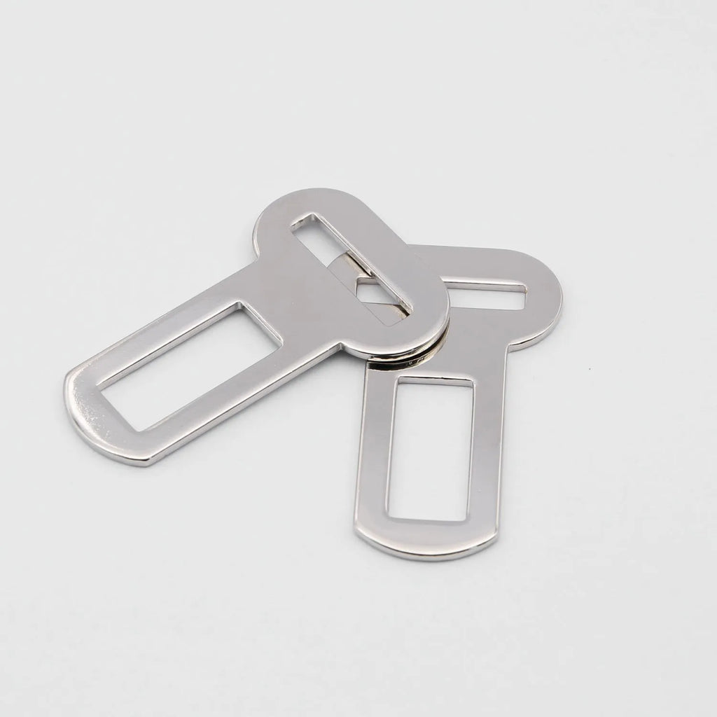 26mm silver metal pet safety belt buckle for dog leash and car restraint