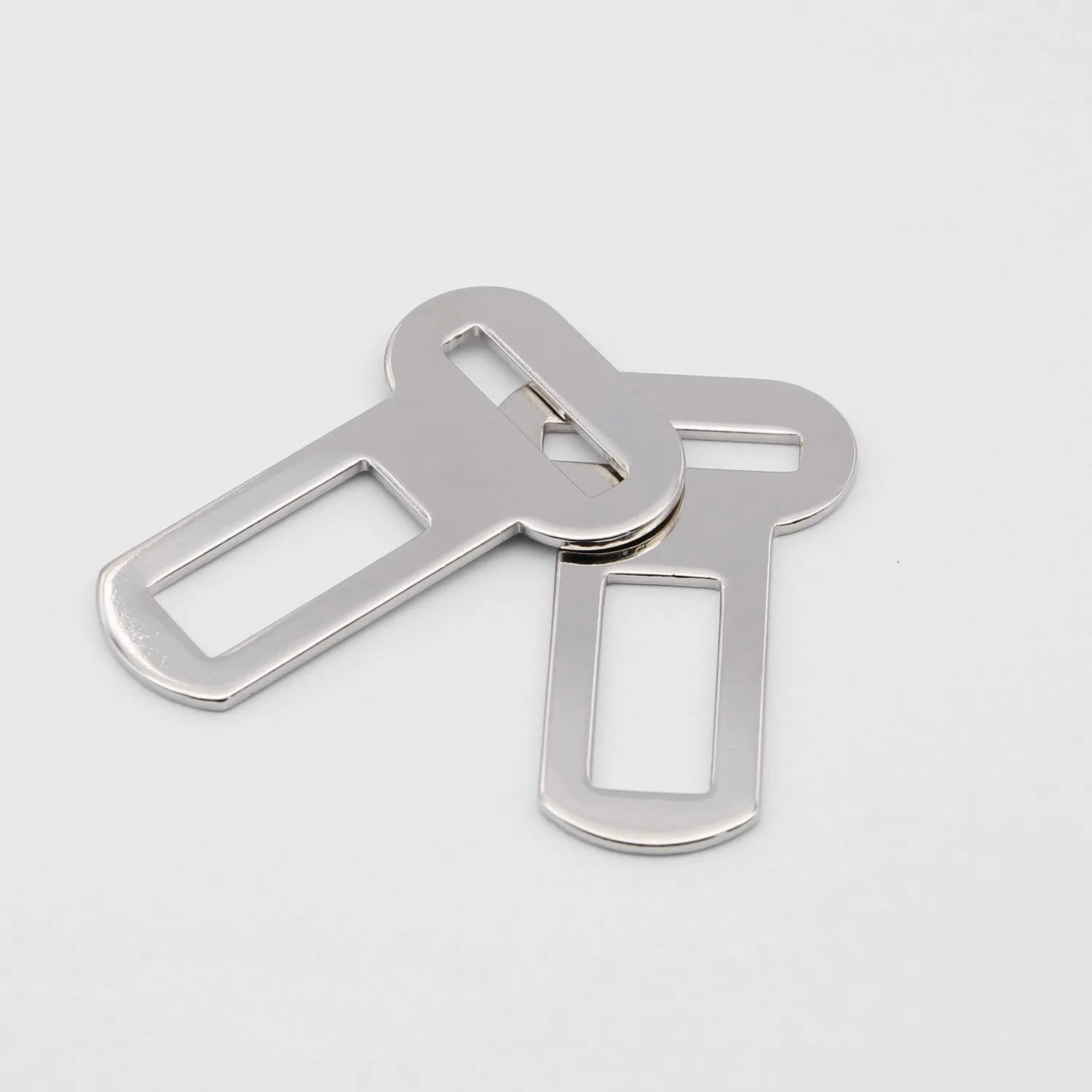 26mm silver metal pet safety belt buckle for dog leash and car restraint