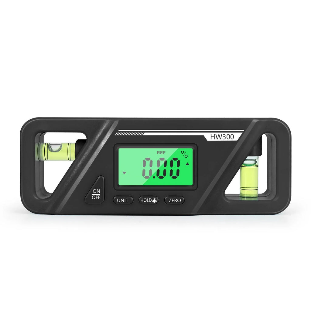 Digital magnetic inclinometer level meter for precise angle measurement on metal surfaces