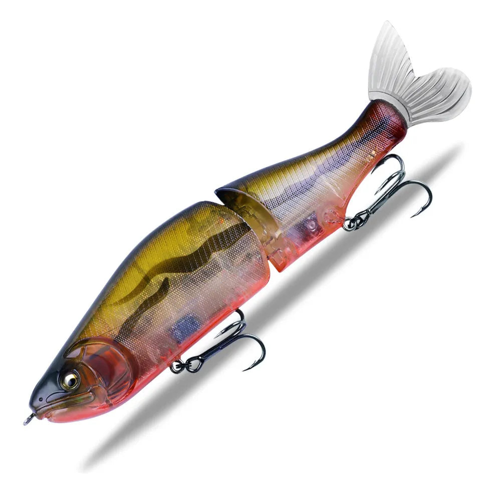 185mm soft plastic fishing bait showing colour variations for bass fishing