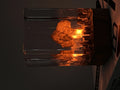 Small atomic mushroom cloud resin night lamp decoration in modern minimalist style