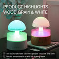 White Cloud Rain Humidifier aromatherapy machine with falling mist raindrops and coloured LED lights.