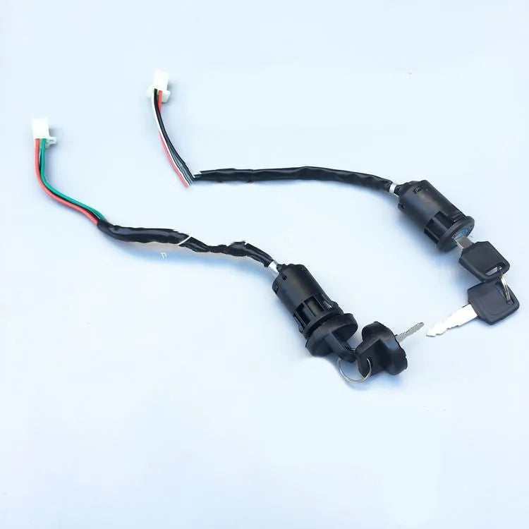 Waterproof electric door lock actuator for car central locking systems with plastic housing