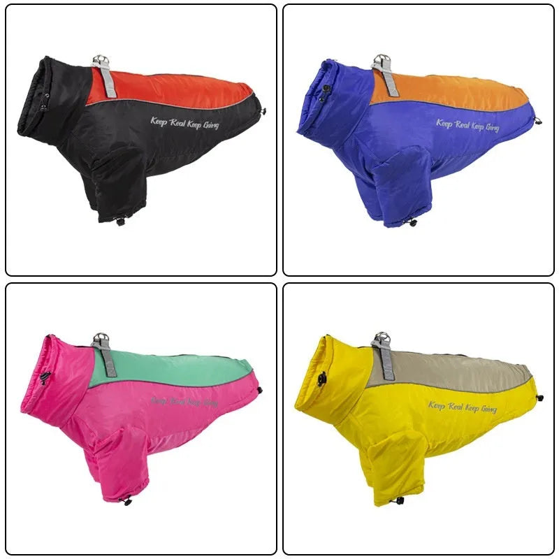 Polar fleece liner dog jacket in multiple colours and sizes for cats and dogs