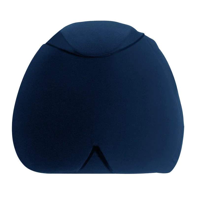 Fully enclosed cold compress cap in solid colour options of black, dark blue, or pink