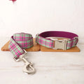 Mint zigezi polyester dog collar and leash set showing tear-resistant construction and adjustable design