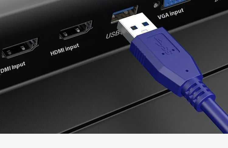 USB 3.0 A male to A male data cable for external hard drive connection.