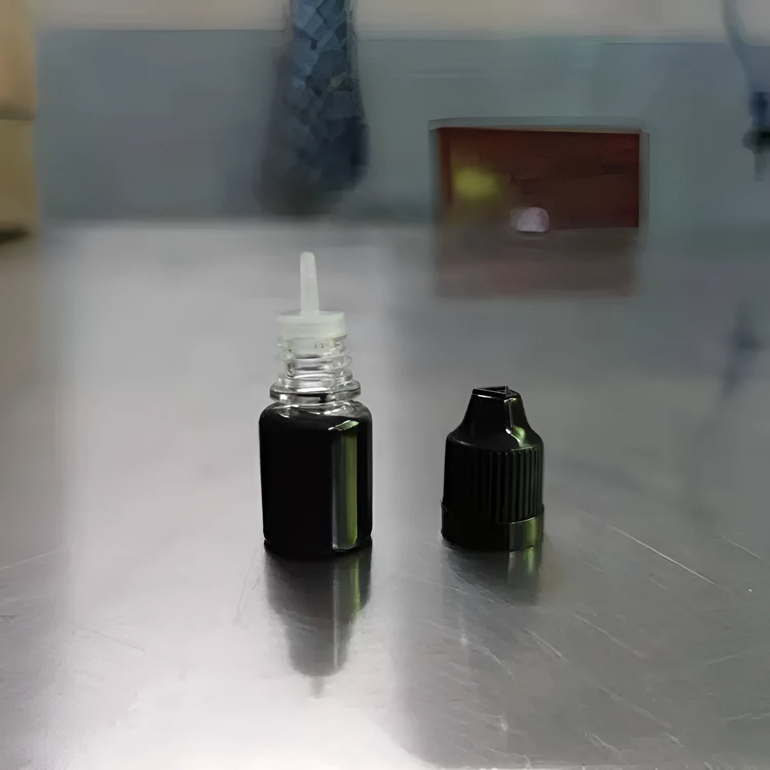 5ml black confidentiality seal ink bottle for fast-drying document security markings