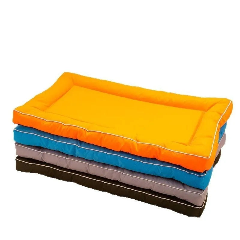 Breathable Oxford cloth kennel pad for dogs in orange colour, size L 70x45cm
