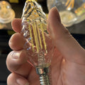 6W threaded ice cream bulb with E27 base, transparent glass, 6500K daylight, IP65