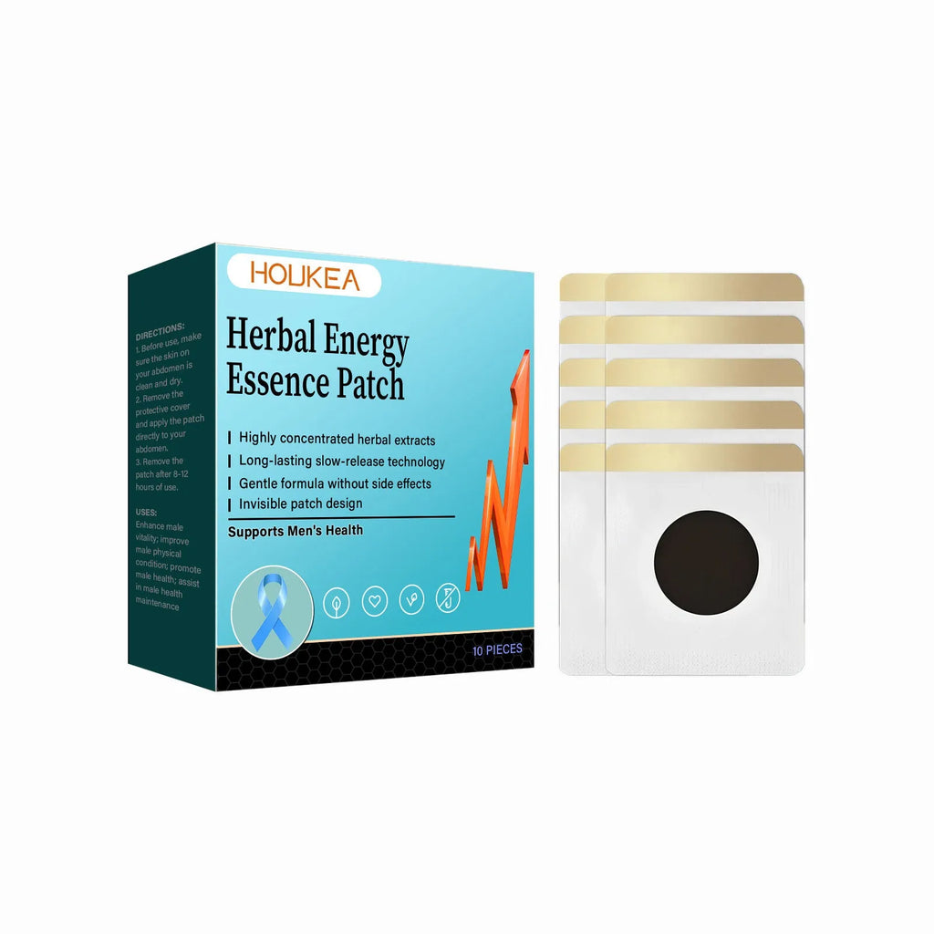 Pack of 10 herbal navel patches with moxa leaf and Asian ginseng ingredients