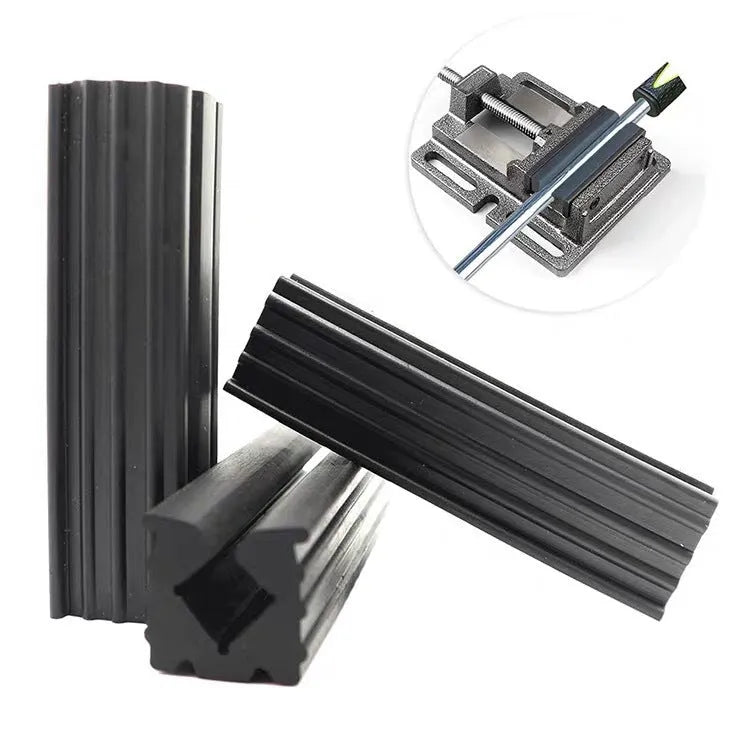 Black golf fixture rubber block grip replacement accessory on a flat surface