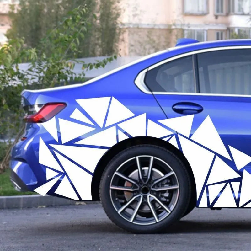 200cm x 60cm PET vinyl car sticker roll in five colours for wheel arch decoration