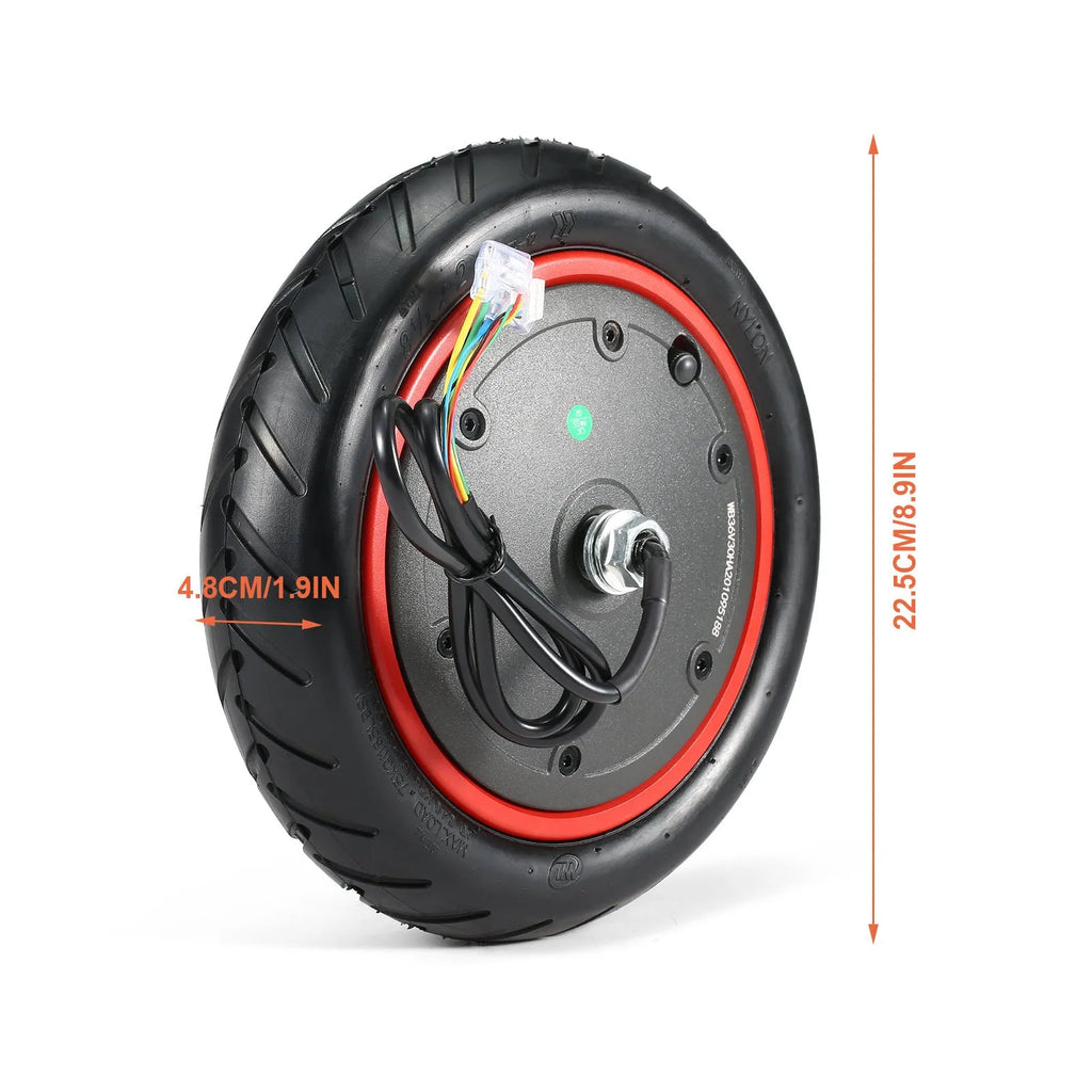 8.5 inch black tyre for Pro 350W electric scooter replacement.
