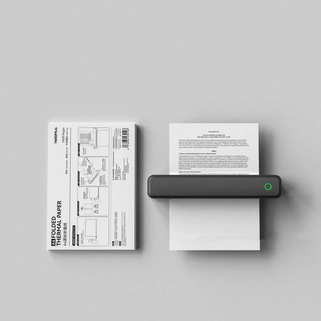 Bluetooth thermal printer for mobile phones in compact design