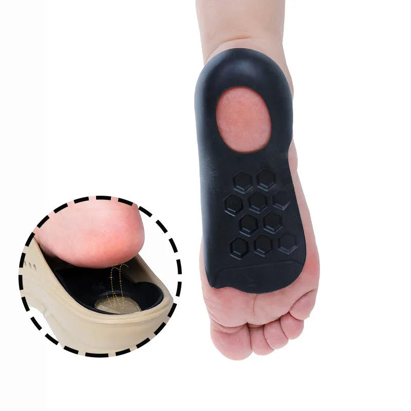 TPR arch support varus correction insole in white, black, or skin colour for sizes 35-45.