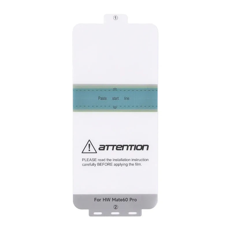 TPU screen protector for Huawei Mate60 and Mate60Pro phones with application tools