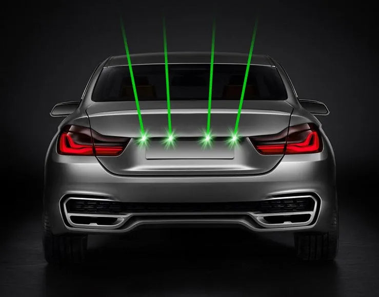 Green laser fog warning light 100mw aluminium housing for car and truck 66x43mm