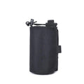 Oxford cloth adjustable heat-holding bottle cover in black colour with PU lining