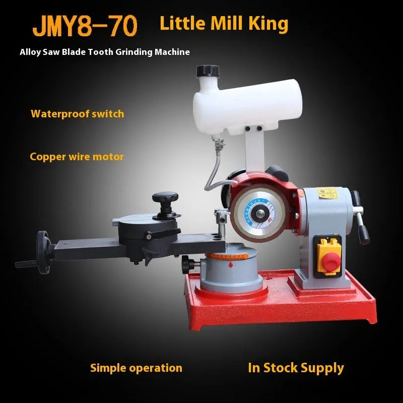 Xiao Mo Wang manual gear grinding machine for sharpening alloy circular saw blades on workbench