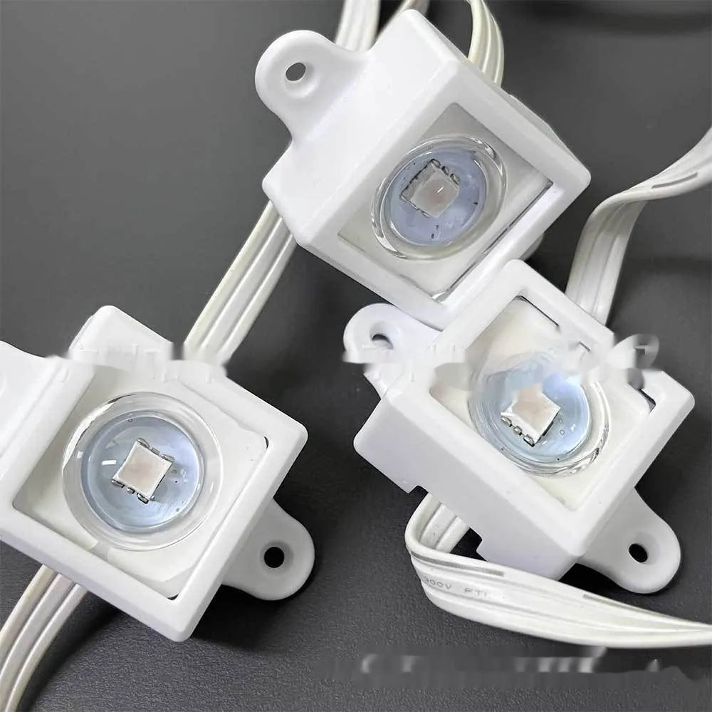 White plastic LED light bracket protective lampshade, dimensions 1.7cm by 6cm