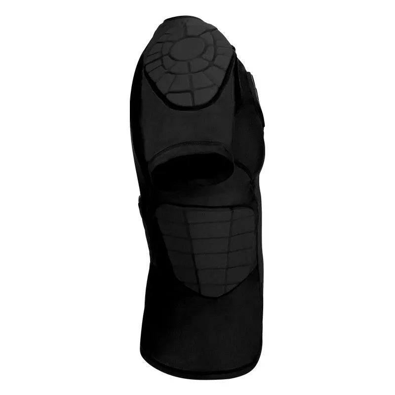 Men wearing tight short-sleeved anti-collision sports protective top in Lycra for football basketball