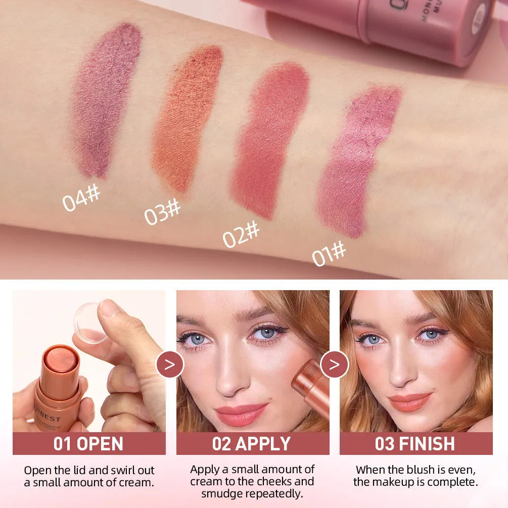 Multifunctional makeup swab in colour Q23582 for eye highlight, lip, and blush application on universal skin type.