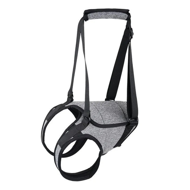 Medium grey neoprene dog rear leg recovery belt for 46-52cm waist measurements