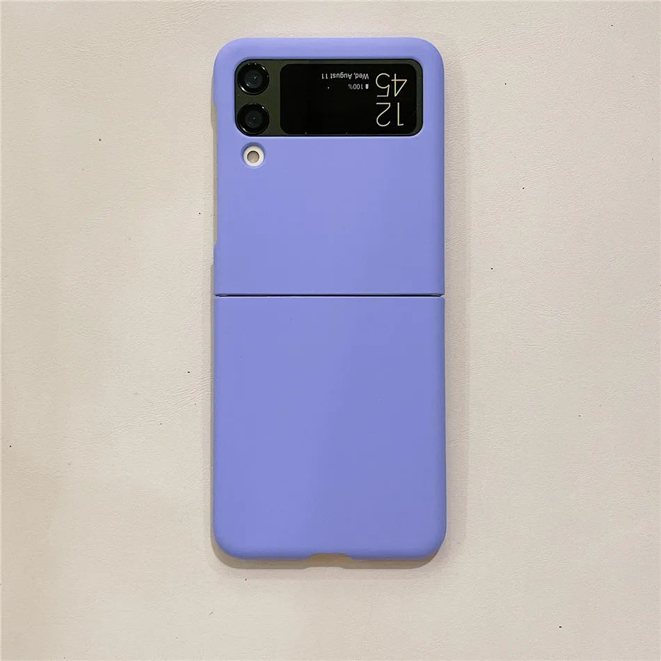 Hard mobile phone case for Samsung folding screen Z Flip4 Z Flip5 Zli3 in colour options