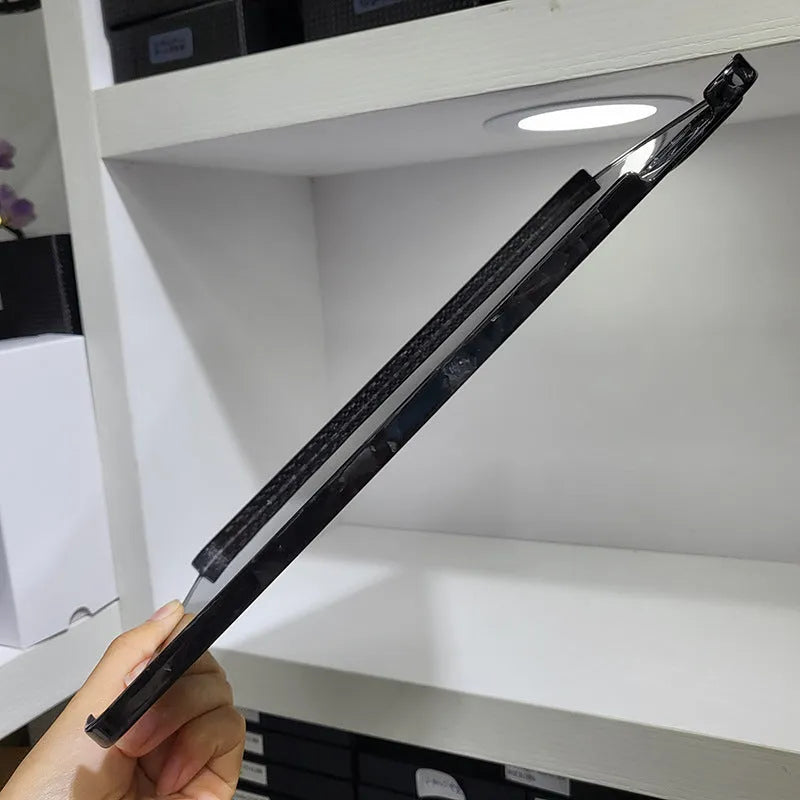 Genuine carbon fibre hard protective case for Apple iPad Pro 11 inch in matte and forged finishes.