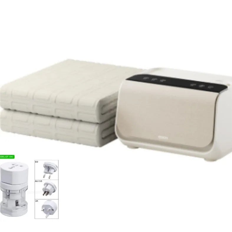 Aideng electric water blanket with smart host in capsule breathable construction