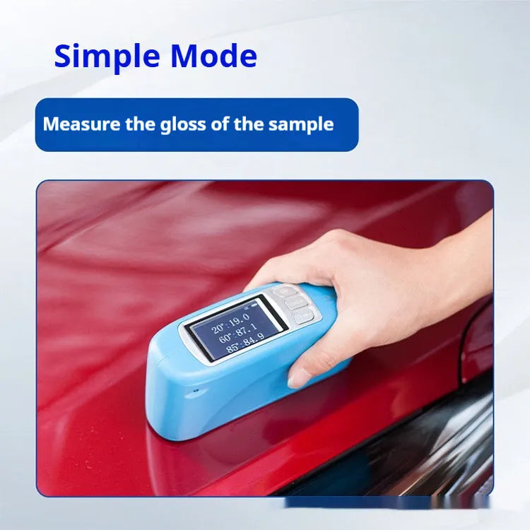 Ceramic and stone portable glossiness tester showing CS300, CS300S, and CS380 model variants.