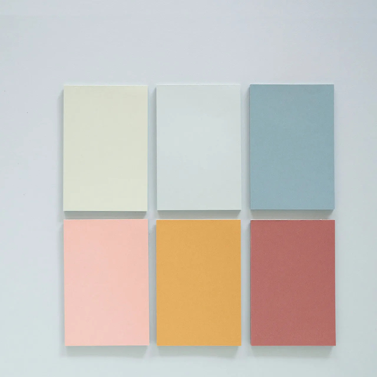 Pack of 150 self-adhesive sticky notes in six colours measuring 12cm by 8cm