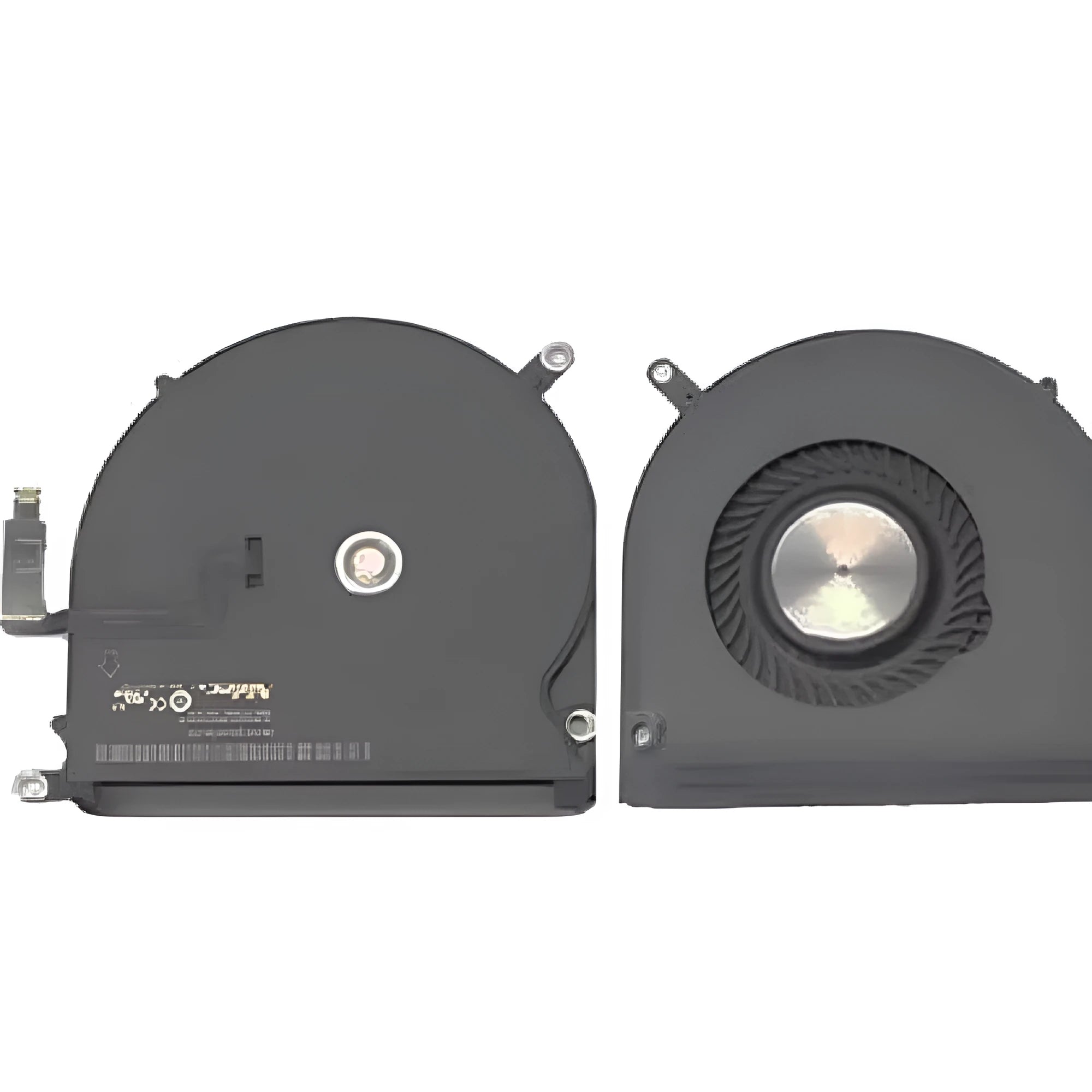 MacBook Pro A1398 laptop cooling fan replacement part shown on a paper box.