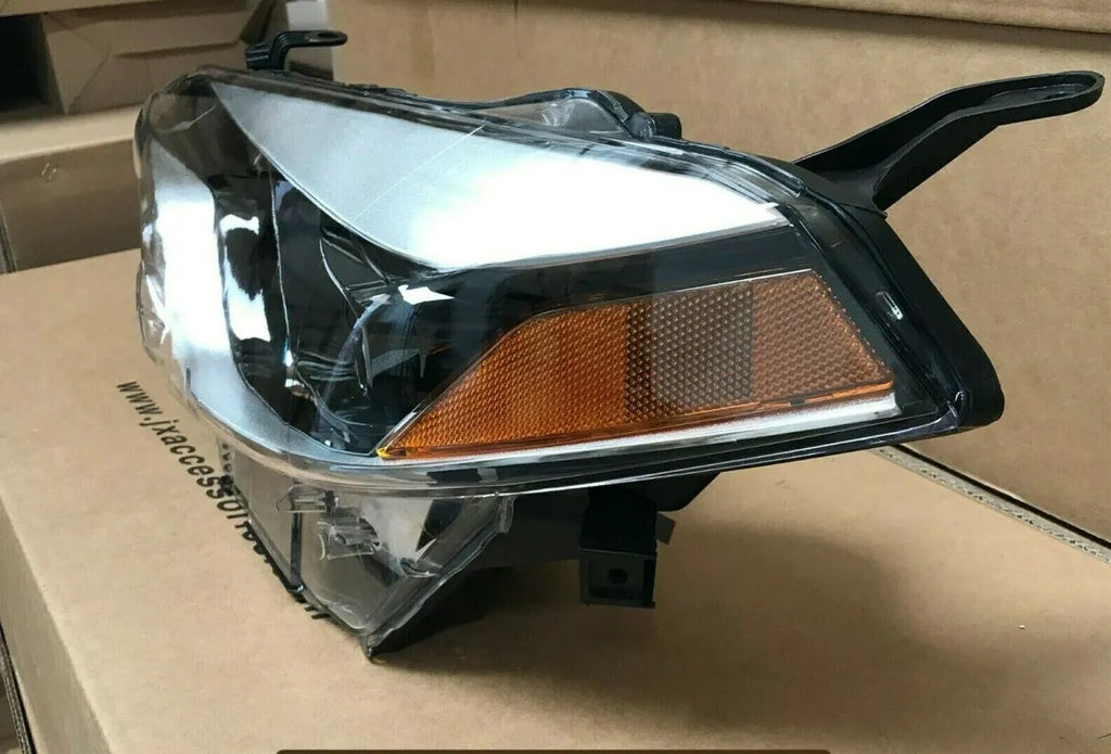 Halogen headlight assembly for Toyota Corolla passenger side, showing housing and connector
