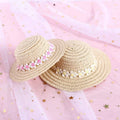 Handmade adjustable bowknot paper pet hat for dogs and cats in cartoon style