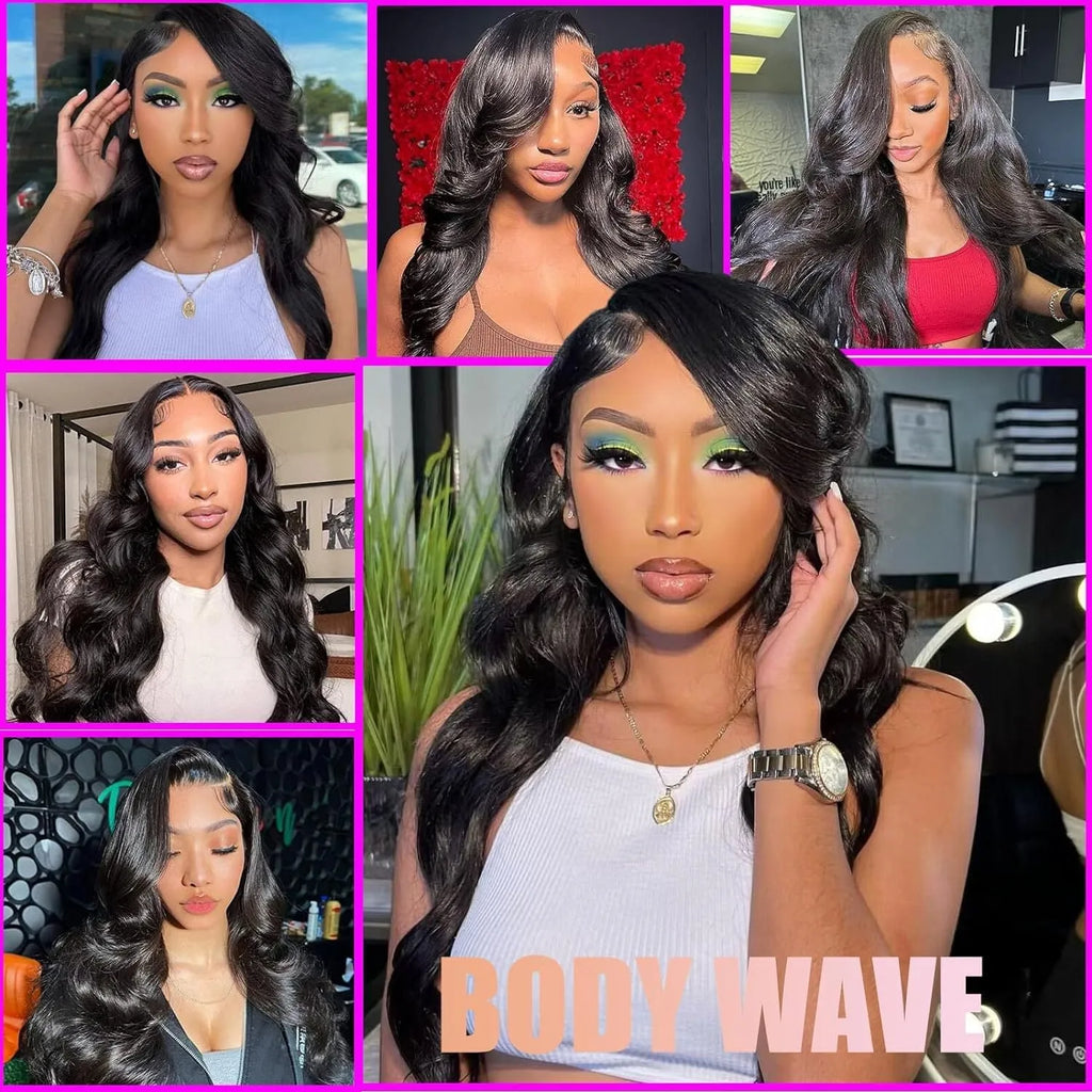 Black synthetic full-head wig with curly medium-to-long waves on a lace mesh cap.