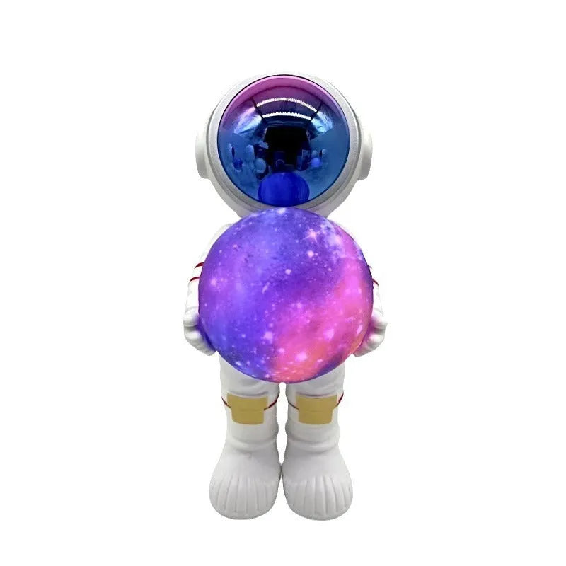 Spaceman starry sky projection lamp with Bluetooth speaker in decorative housing