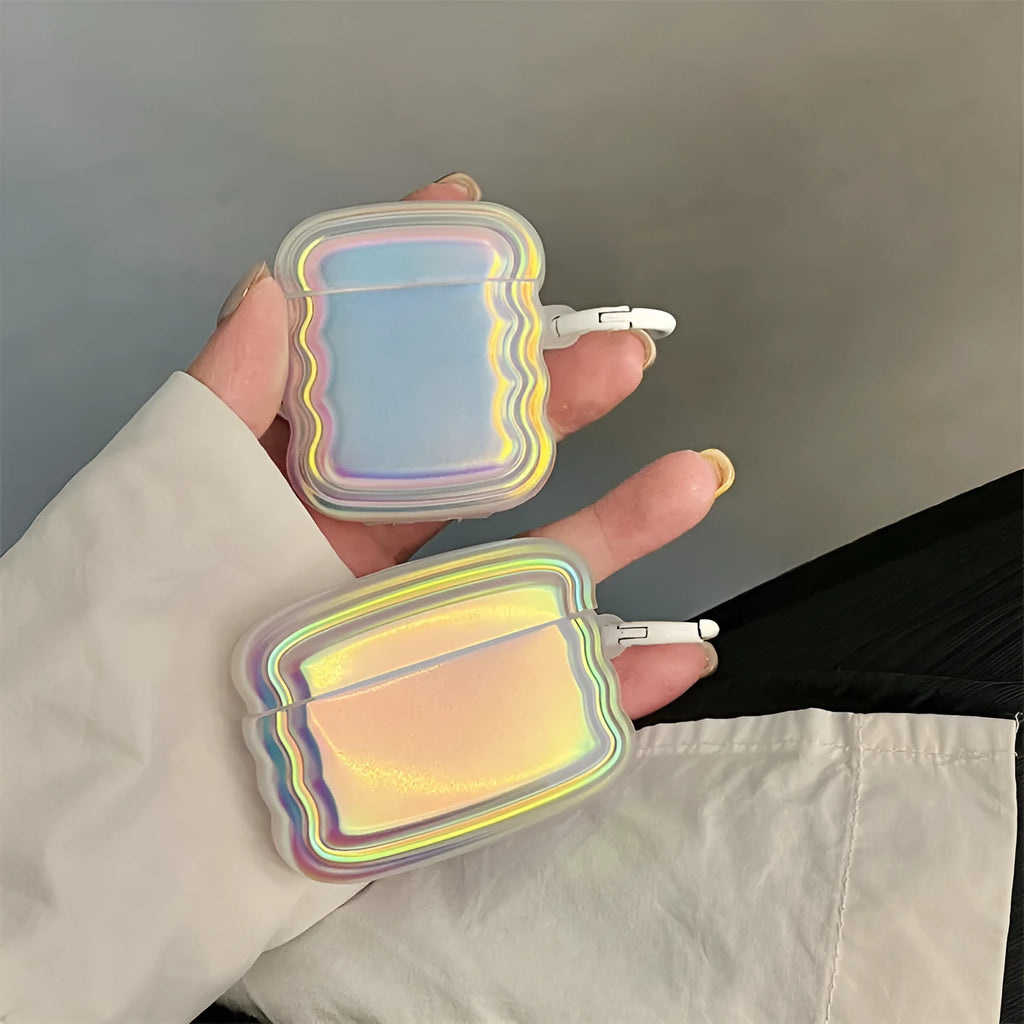 Silicone protective case with laser pattern for Apple AirPods Pro2, New Generation 3, Pro and 1/2 models
