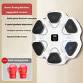 Smart music boxing wall target with electronic reaction training and musical feedback system
