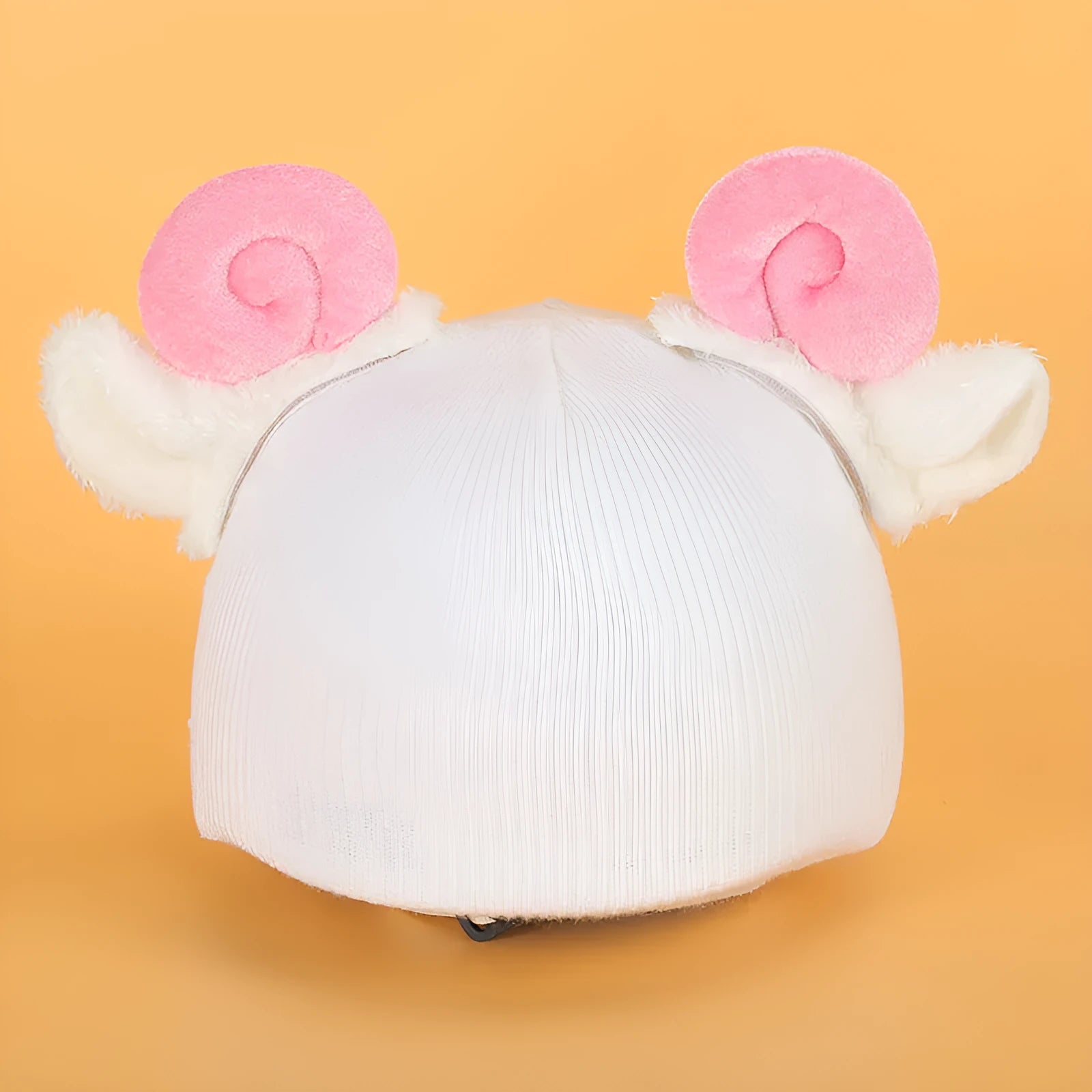 Cartoon plush fabric motorcycle helmet cover decorative accessory